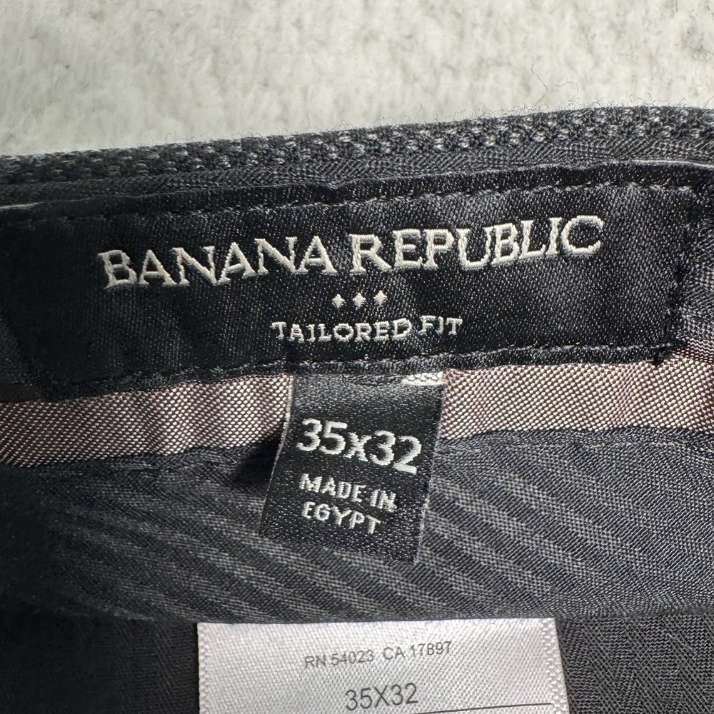 Banana Republic Tailored Pants in Charcoal Gray- 35x32 - Picture 4 of 14